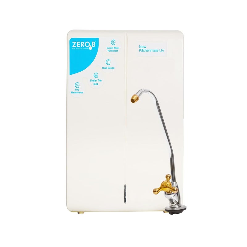 Zero B New Kitchenmate UV UndertheSink Water Purifier Instant Purification 4 Stage 1 LPM Flow Rate Compact SpaceSaving Ideal for Modular Kitchens Offices - Image 1