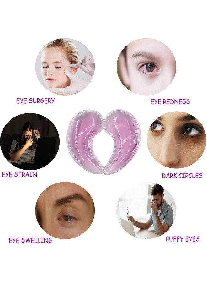 coldchill - Reusable Gel Eye Ice Pack Cooling Eye Pad Hot ＆ Cold Treatment For Eye Strain Eye Swelling Eye Redness Puffy Eyes Dark Circles Smooth Fine Lines And Eye Recover Surgery. 10Pcs - Image 1