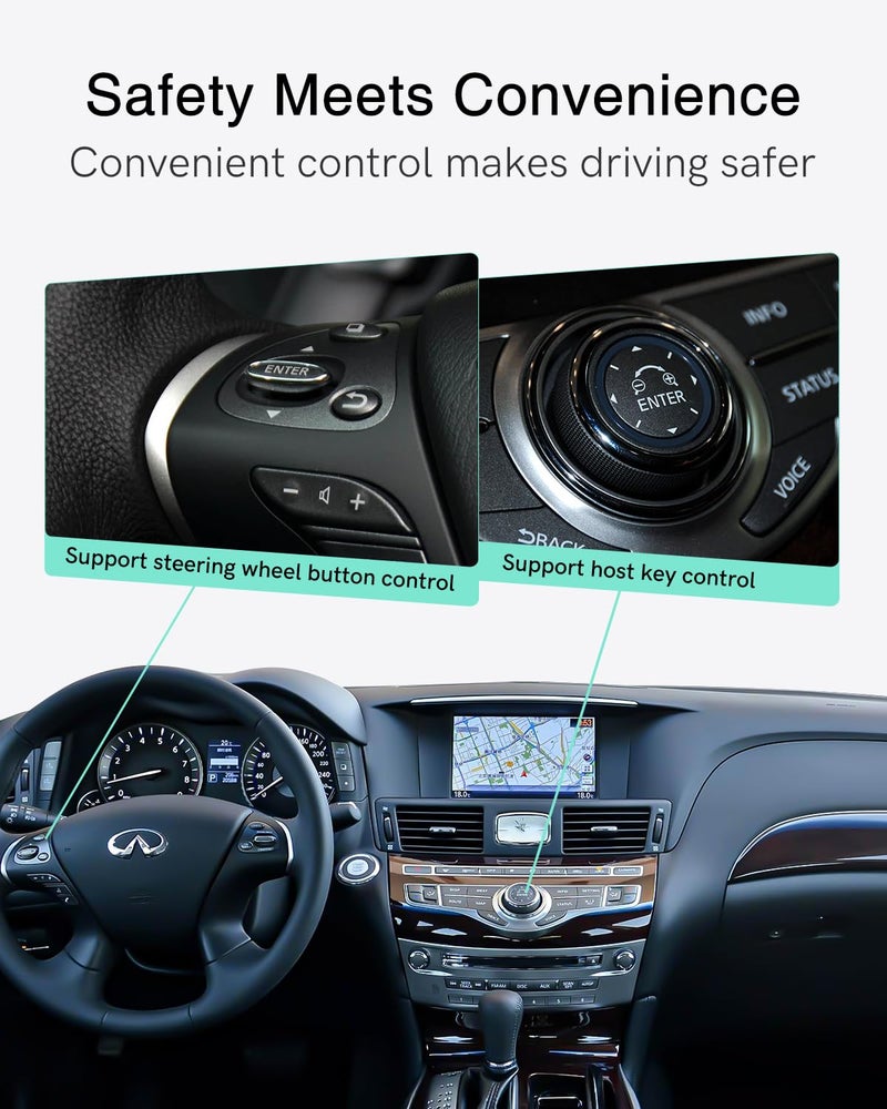 CHOOCL USB Bluetooth Car Adapter aptX-HD Sound- Compatible with Infiniti, Honda,Toyota,Lexus, GMC,Volvo,Ford,Mazda Without Car Bluetooth - Image 2