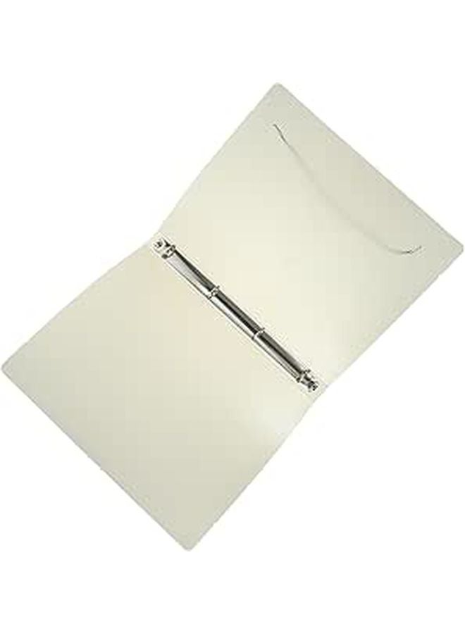 A4 Brown Pp File Folder 4 Hole 120 Sheet Capacity Frosted Plastic Document Binder - Image 1