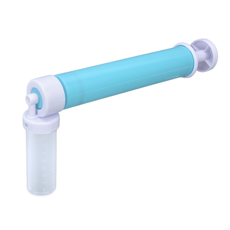 Manual Cake Duster Blue 24.5X3.5X12Cm Pump & 3X8Cm Container Leak-Proof Interlocking System - Easy To Clean & Operate Cake Coloring Sprayer for Home Baking, Cake Decorators & Beginners - Image 5