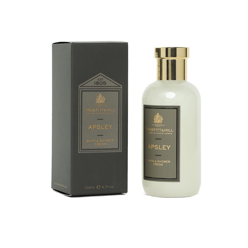 Truefitt & Hill Truefitt  Hill Apsley Bath  Shower Cream 200ML  Essential Grooming Collection For Men  Suitable For All Skin Types - Image 1
