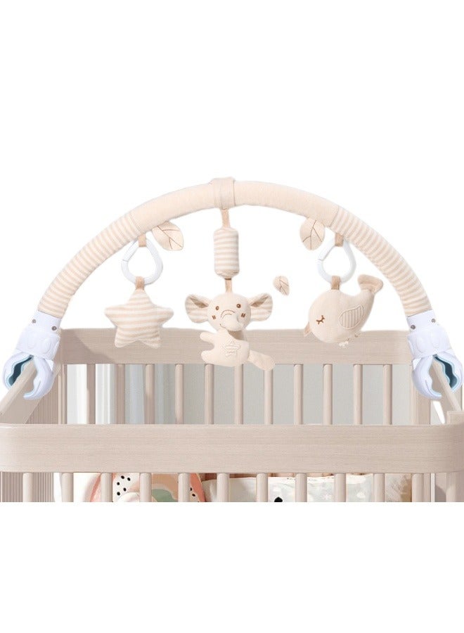 Baby Mobile for Crib & Bouncer, Hanging Toys for Baby Bjorn Bouncer Toy Bar, Crib & Car Seat, 3 Detachable High-Contrast Rattles, Newborn Sensory Play (0-6 Months)  - Image 1