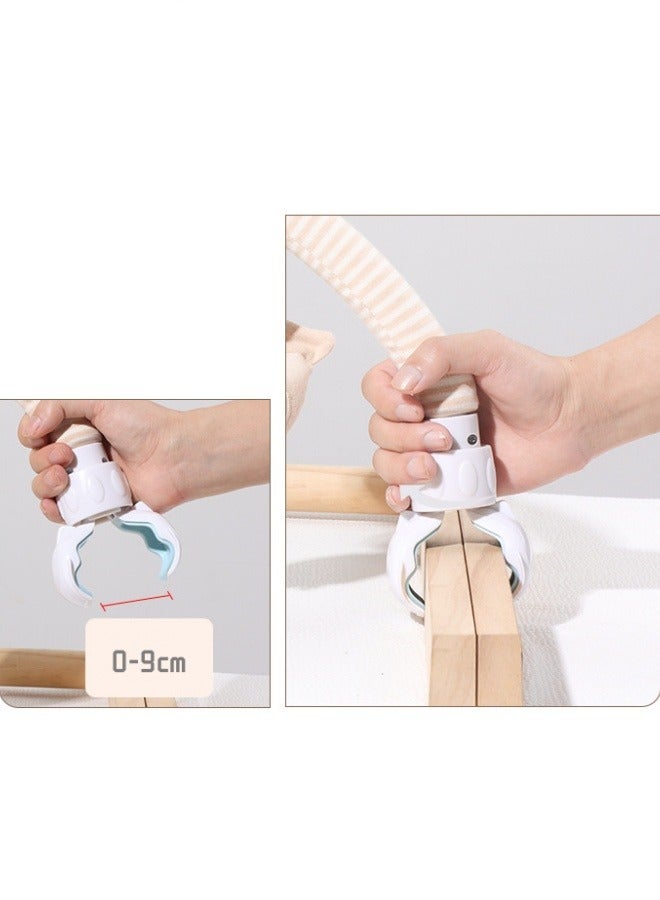 Baby Mobile for Crib & Bouncer, Hanging Toys for Baby Bjorn Bouncer Toy Bar, Crib & Car Seat, 3 Detachable High-Contrast Rattles, Newborn Sensory Play (0-6 Months)  - Image 4