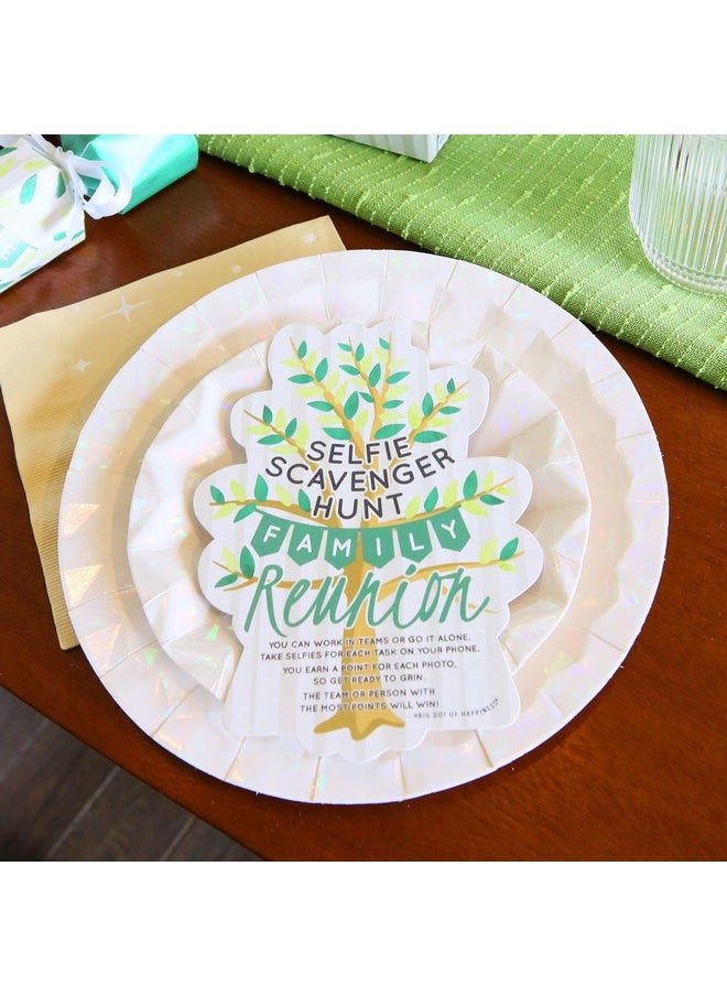 Big Dot of Happiness Big Dot of Happiness Tree-Shaped Family Reunion Selfie Scavenger Hunt Cards - Interactive Party Game, 12 Premium Cardstock Photo Challenge Cards  - Image 2