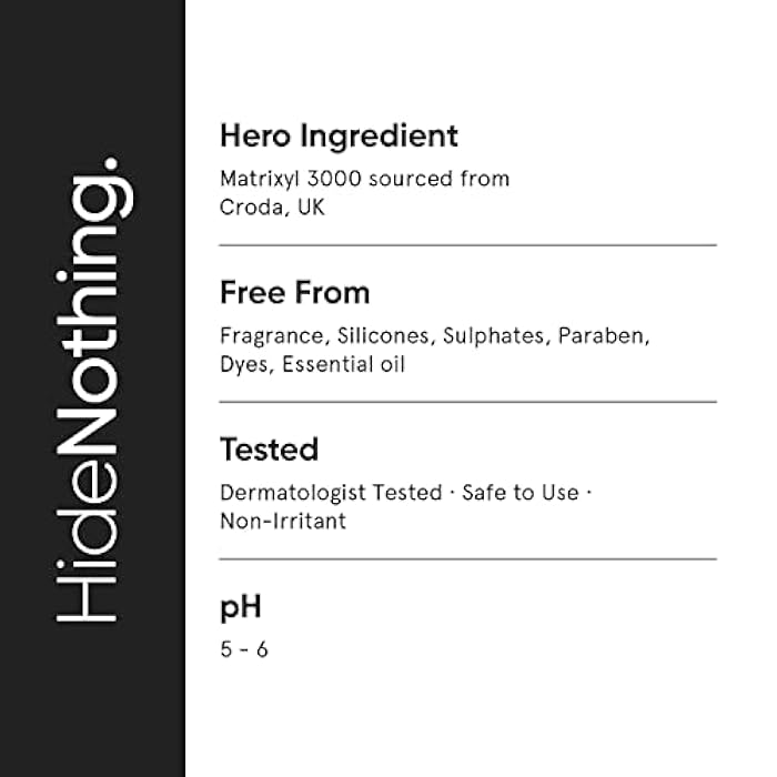 Minimalist Multi Peptide Night Face Serum for Anti Aging with Collagen Boosting | Reduces Wrinkles | Hydrating Serum With 7% Matrixyl 3000 & 3% Bio-Placenta | For Women & Men | 1 Fl Oz / 30 ml - Image 5