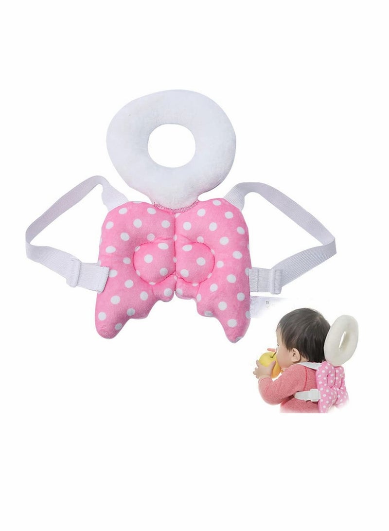 KASTWAVE Baby Head Protection, Backpack Anti-Fall Headrest Pad Unicorn Bee Shape Protection Pillow Soft Infant Safety Walkers Protective Cute Adjustable Cap  - Image 1