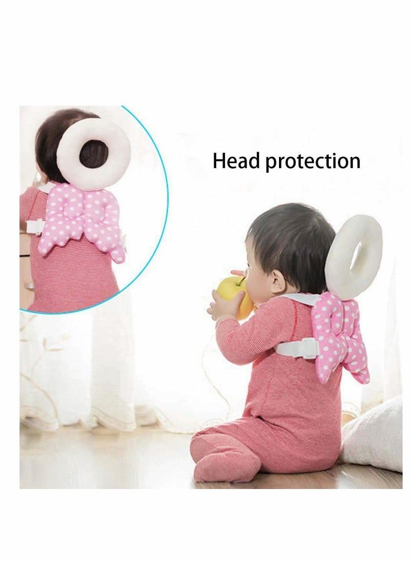 KASTWAVE Baby Head Protection, Backpack Anti-Fall Headrest Pad Unicorn Bee Shape Protection Pillow Soft Infant Safety Walkers Protective Cute Adjustable Cap  - Image 2