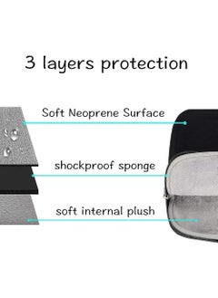Rock Pow Laptop Sleeve Compatible with MacBook Air/Pro 13-13.3 inch Notebook Compatible with MacBook Pro 14 inch M3 M2 M1 Chip Pro Max 2023-2021 Neoprene Bag with Small Case  - Image 3