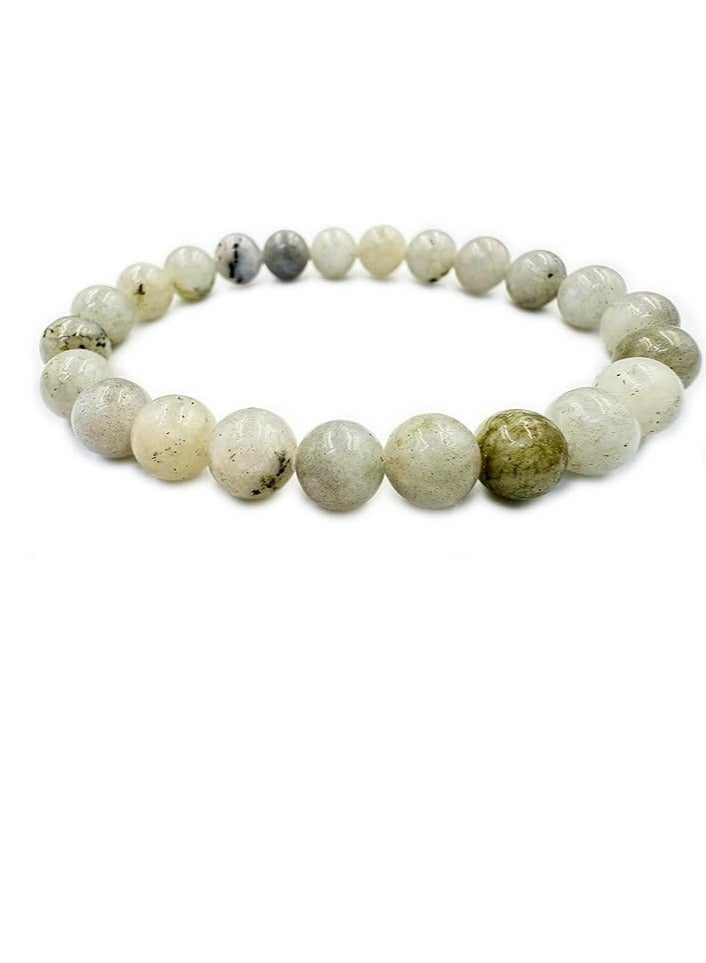 REBUY REBUY Natural Labradorite Gemstone Bracelet  8mm  - Image 1