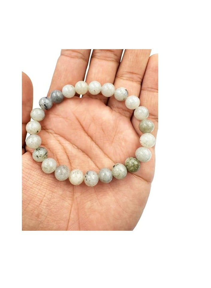 REBUY REBUY Natural Labradorite Gemstone Bracelet  8mm  - Image 2