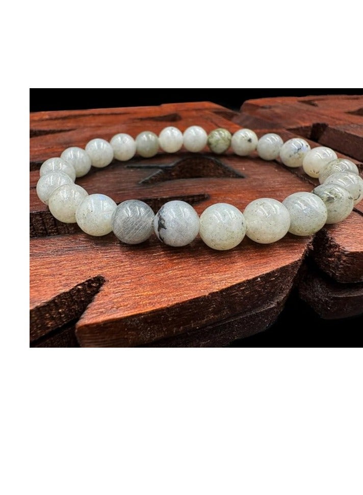 REBUY REBUY Natural Labradorite Gemstone Bracelet  8mm  - Image 3
