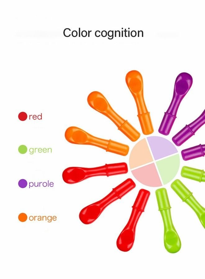 بايبي 14 قطعة من ألعاب تعليمية للأطفال الصغار اللون والرياضيات ألعاب تعليمية للأطفال الصغار لعبة مونتيسوري المعرفية - Image 3