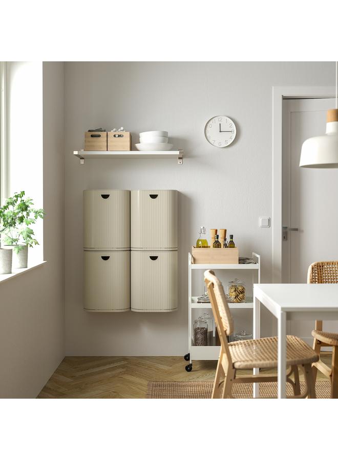 erorex Bin with lid, grey-beige, 21 l - Image 3