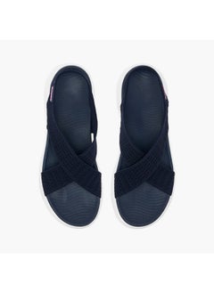 Kappa Women's Textured Slip-On Criss Cross Sandals  - Image 1