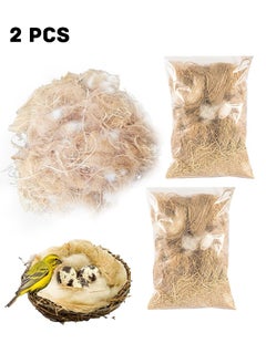 2 Pack Bird Nesting Material - Bird Nests Bedding Hummingbird Nesting Material Mixing Canary Nesting Material Finch Nesting Material Parakeet Nesting Materials for Cage,Gardens,Tree Trunks (80G) - pzsku/ZD590D4353ED77ABF3381Z/45/_/1734931180/297c52fd-b3d8-4335-b3db-d59b06dbae15