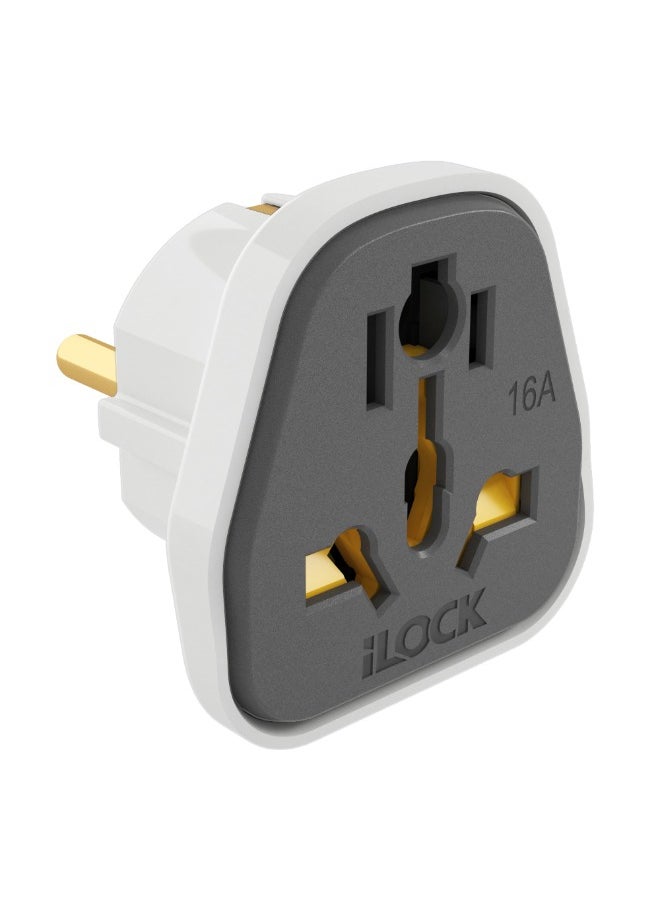 iLOCK - Travel Plug Adapter – Converter -16A-250V-Multicolour - Image 1