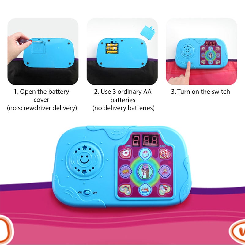 Green Dance Mat: PE Fabric Battery Powered Interactive Sound & Light - Learning Exercise 3 Modes Adjustable Volume Educational Tool for Kids Entertainment Music Learning Indoor Outdoor Play - Image 5