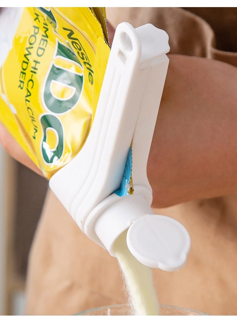 Discharge nozzle sealing clamp/Fresh-keeping food bag sealing clamp (4 pieces each) - Image 1