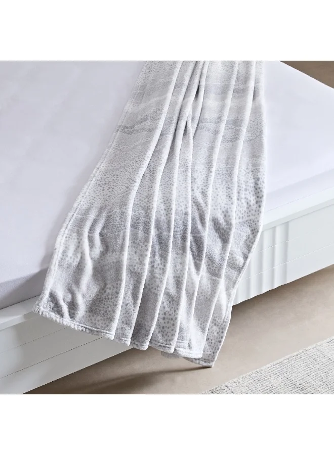 Home Box Matrix Remi Printed Flannel Queen Blanket 220 x 200 cm