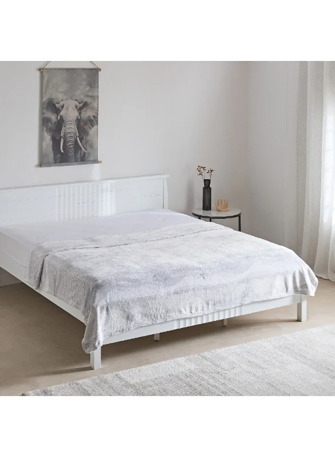 Home Box Matrix Remi Printed Flannel Queen Blanket 220 x 200 cm