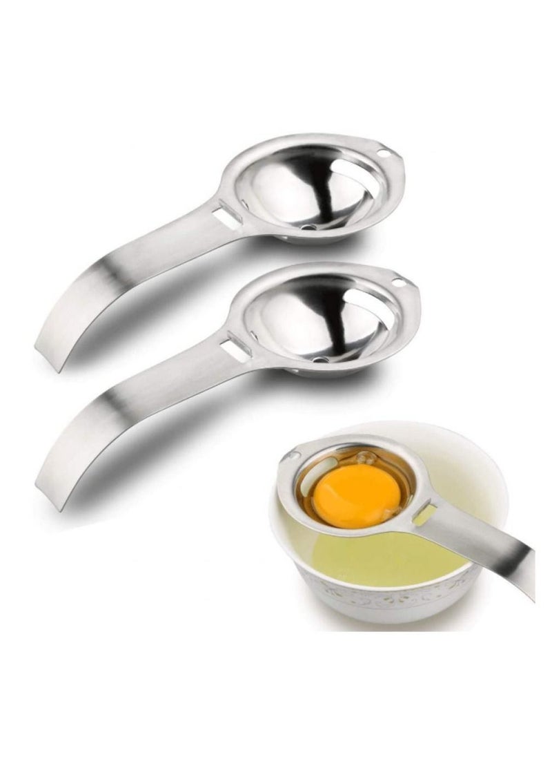 Alissa Egg White Yolk Separator Filter Egg Extractor Egg Divider Cooking Tool Dishwasher Safe Chef Kitchen Gadget Stainless Steel  - Image 1