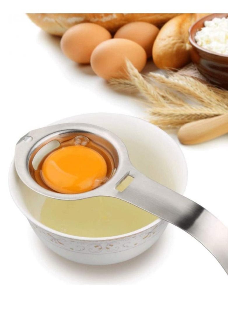 Alissa Egg White Yolk Separator Filter Egg Extractor Egg Divider Cooking Tool Dishwasher Safe Chef Kitchen Gadget Stainless Steel  - Image 4