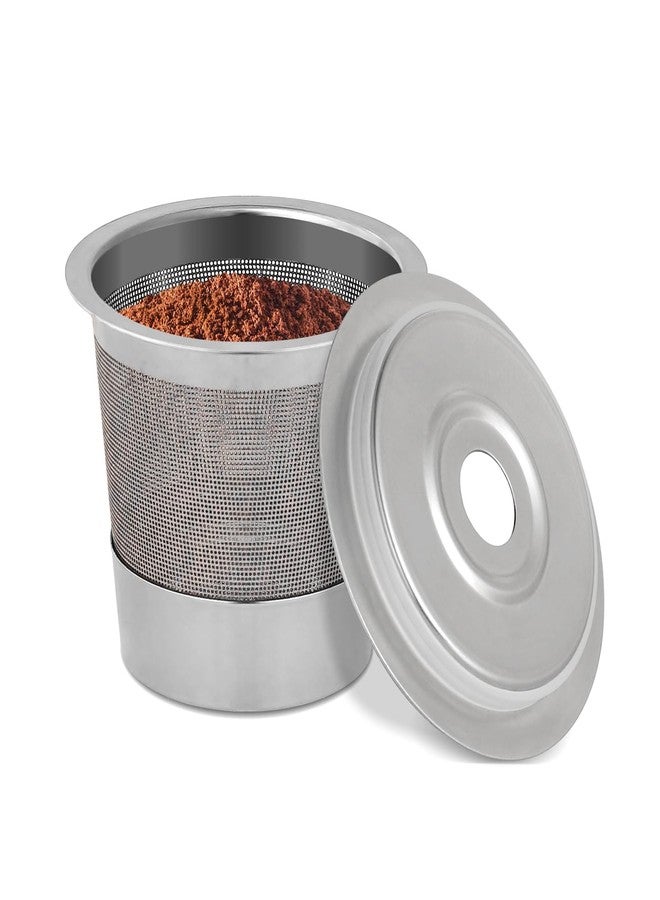 AODPWEN 2 Pack Reusable Pods for Ninja Dual Brew Coffee Maker, Stainless Steel Reusable K Pod Permanent K Cups Filters Coffee Accessories Compatible with Ninja CFP101 & Ninja PB051 Coffee Maker - Image 1