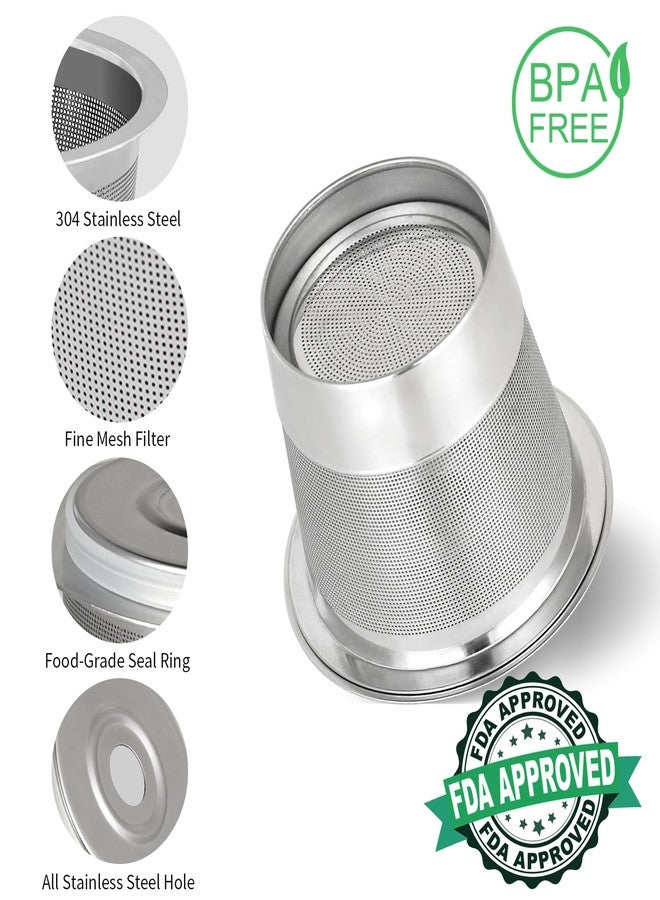 AODPWEN 2 Pack Reusable Pods for Ninja Dual Brew Coffee Maker, Stainless Steel Reusable K Pod Permanent K Cups Filters Coffee Accessories Compatible with Ninja CFP101 & Ninja PB051 Coffee Maker - Image 3