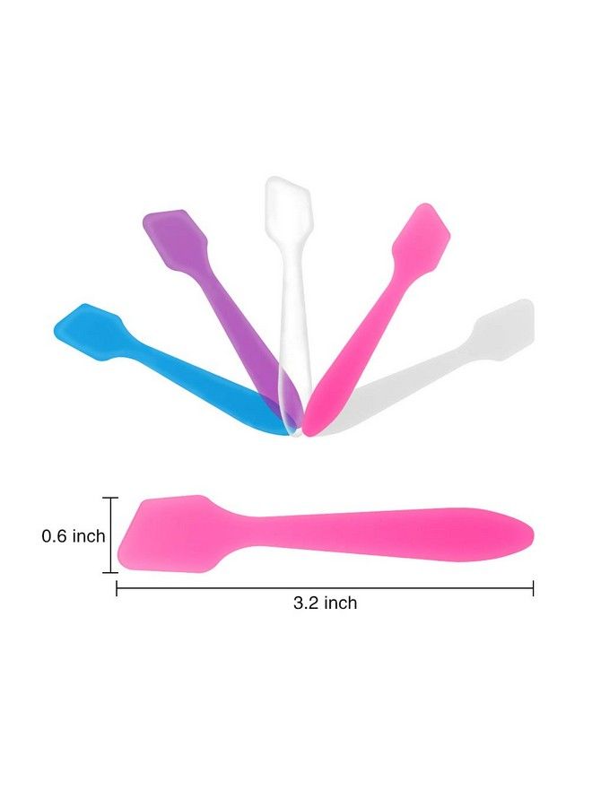 accmor 150 Pack Mini Makeup Spatulas Reusable Cream Tip Spatulas Frosted Cosmetic Spatulas Scoops By Accmor - Image 3