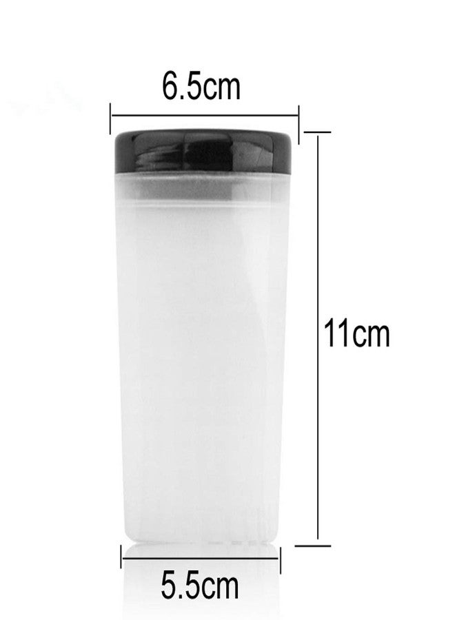 lasenersm 2 Pieces Nail Art Brush Cleaner Cup Nail Art Tip Brushes Holder Remover Cup UV Gel Pen Polish Remover Cleanser Cup Immersion Brush Cleaner Pot Multiple Size Slots, Black Lid - Image 3