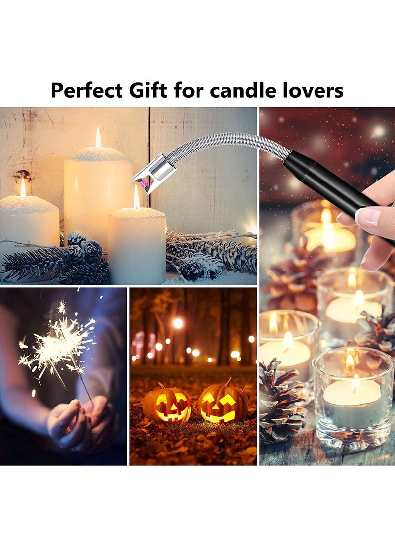 Cook it Well - Candle BBQ Lighter With Hook Can Be Easily Hanged Anywhere Type C Black USB Rechargeable - Image 1