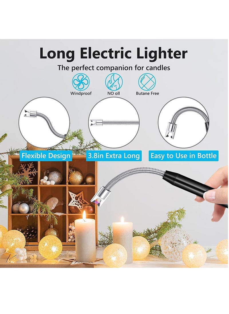 Cook it Well - Candle BBQ Lighter With Hook Can Be Easily Hanged Anywhere Type C Black USB Rechargeable - Image 1