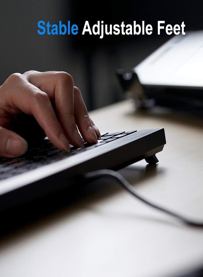 Perixx PERIBOARD-426 Wired Mini USB Keyboard with Low Profile Keys - Image 5