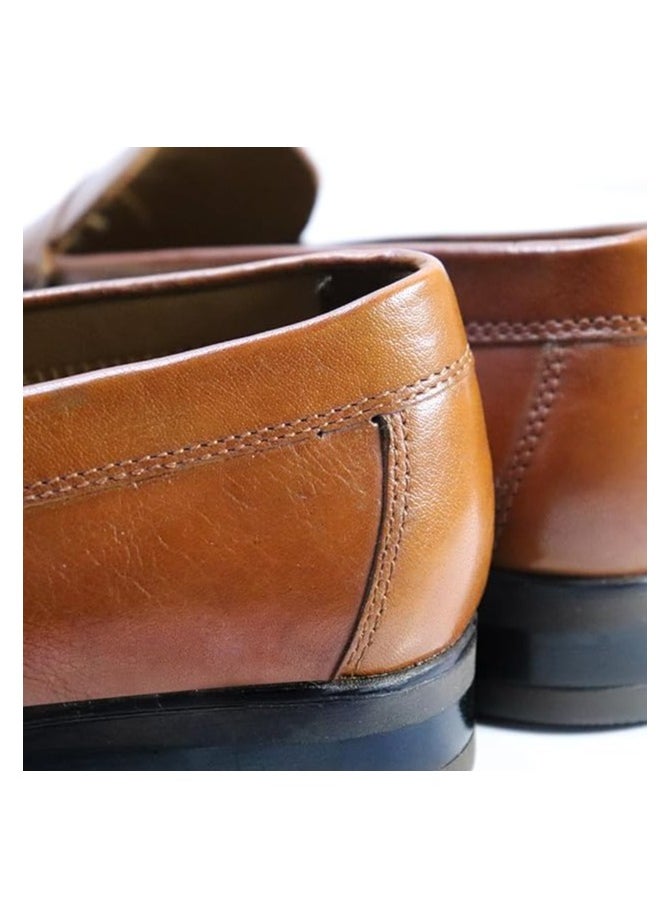 Mont Hawk - Ara Mocc Genuine Leather Shoes (Tan Color) - Image 1