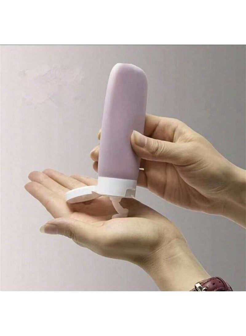 Cosmetic and care containers for travel, trips, and daily use for home and office, 4 pieces - Image 2