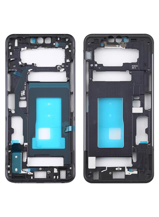 erorex Front Housing LCD Frame Bezel Plate for LG G8 ThinQ (Black) - Image 1