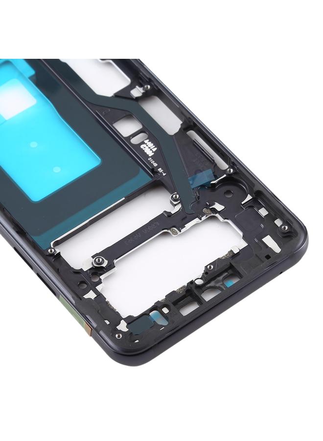 erorex Front Housing LCD Frame Bezel Plate for LG G8 ThinQ (Black) - Image 4