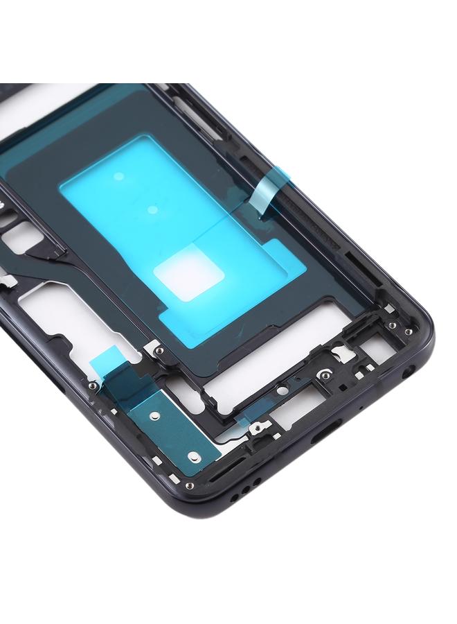 erorex Front Housing LCD Frame Bezel Plate for LG G8 ThinQ (Black) - Image 5