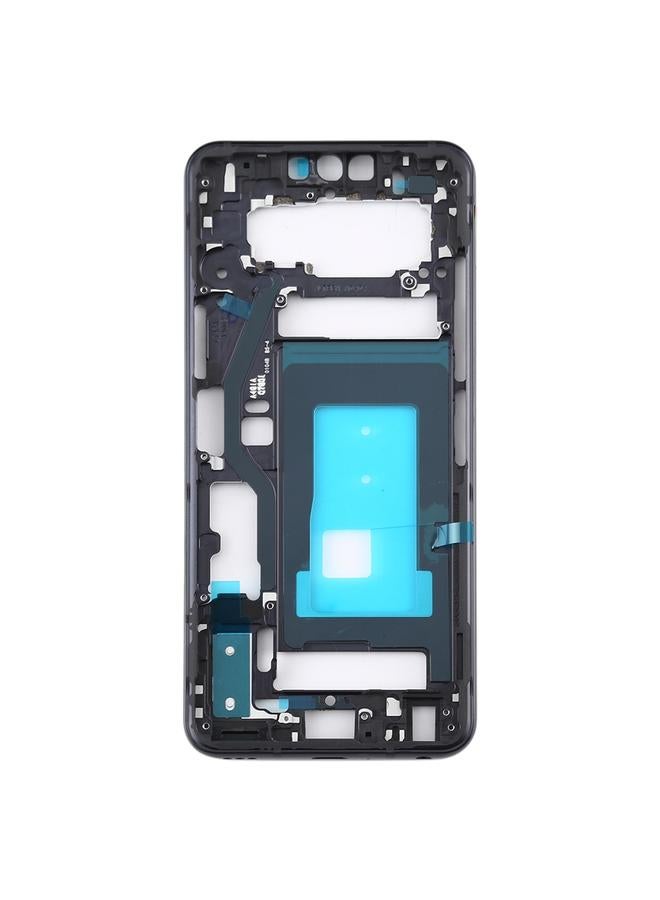 erorex Front Housing LCD Frame Bezel Plate for LG G8 ThinQ (Black) - Image 2