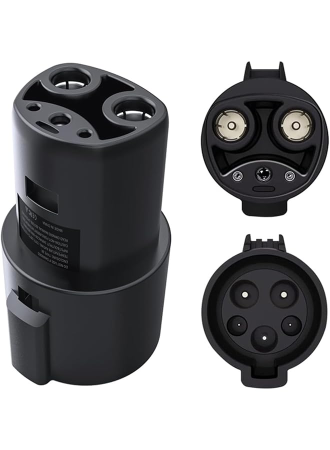 Excefore J1772 To Tesla Charger Adapter 80 Amp/240Vac, Safety Certified, Compatible With Tesla Model 3 Ysx, Portable Outdoor Sae J1772 Ev Adapter For Tesla - Image 1