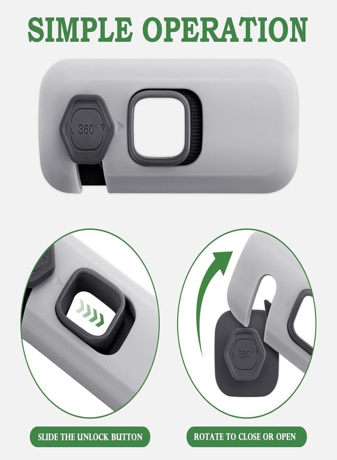 BLIXAR 4 Pcs Drawer Lock, Fridge Lock, Door Lock for Kids Safety Fridge Door Lock Easy Install Lock for Cupboard Drawers TV Cabinet Essential Safety Products - Image 3