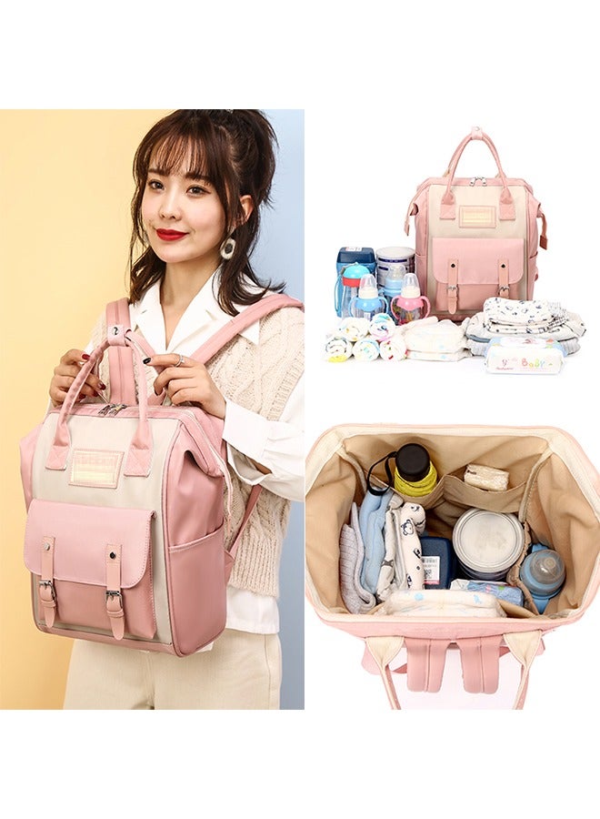 Portable Multi Functional Large Capacity Waterproof Wear Resistant Mother Bag