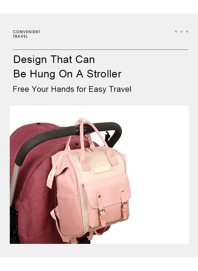 Portable Multi Functional Large Capacity Waterproof Wear Resistant Mother Bag