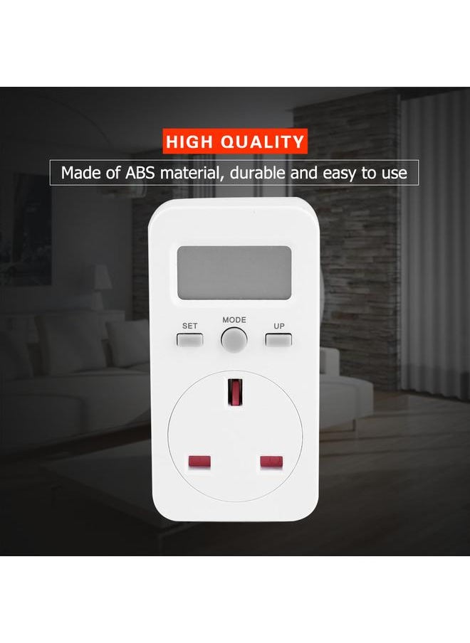 Thoraya Digital Multifunction Energy Metering Socket Power Voltage Meter Monitor  (VDE)  - Image 2