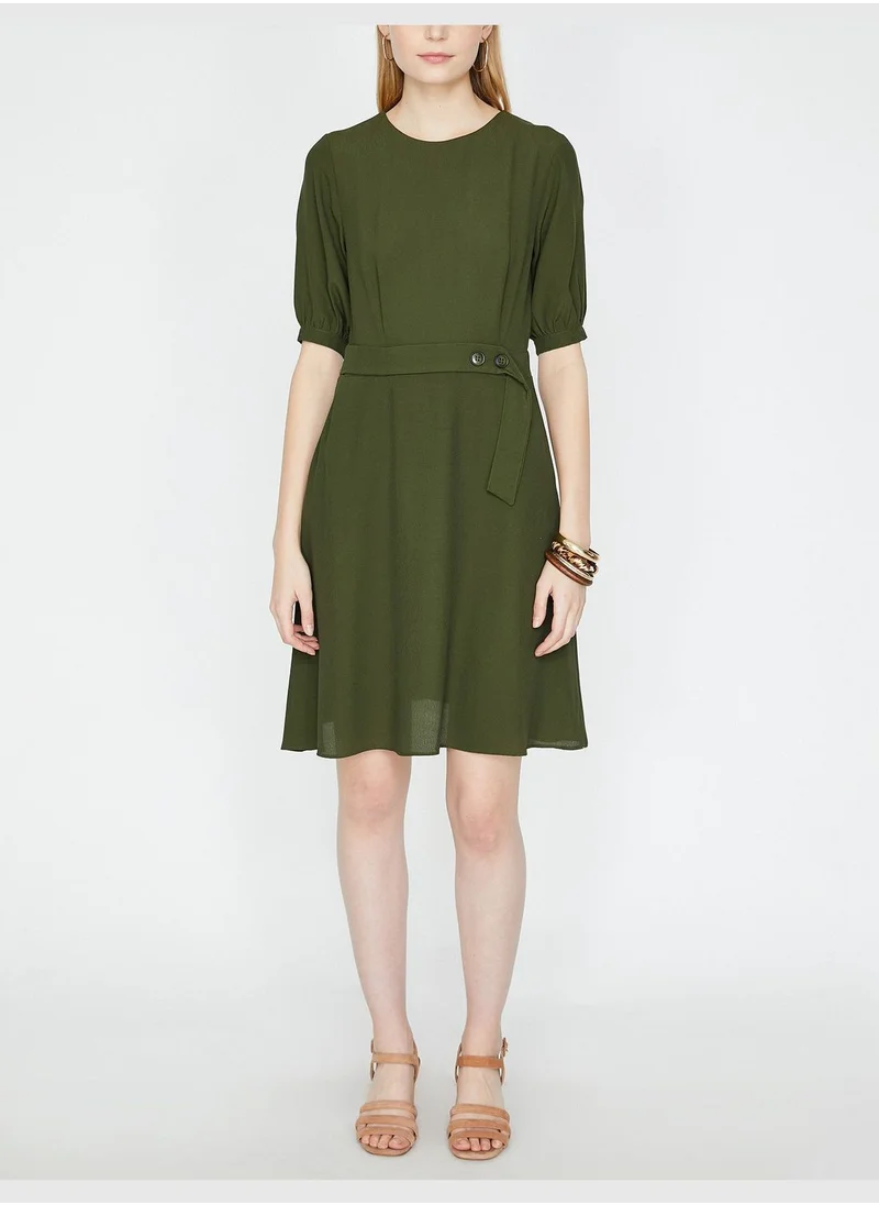 KOTON Button Detailed Dress