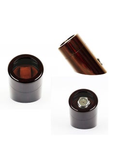 HQ Luxurious Wooden Watch Winder, 1 Watch Winder with Soft Sued Inside, High-End Watch Organiser and Display Case, Walnut Brown