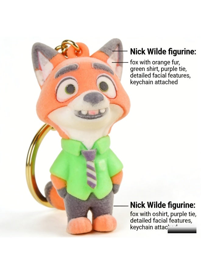 Halamodo 12Pcs - Zootopia - Keychain Blind Box, Plush Toys Blind Box, Random Design Action Figures Collectible Toys Home Decorations, Holiday Birthday Gifts For Girls And Boys - Image 2