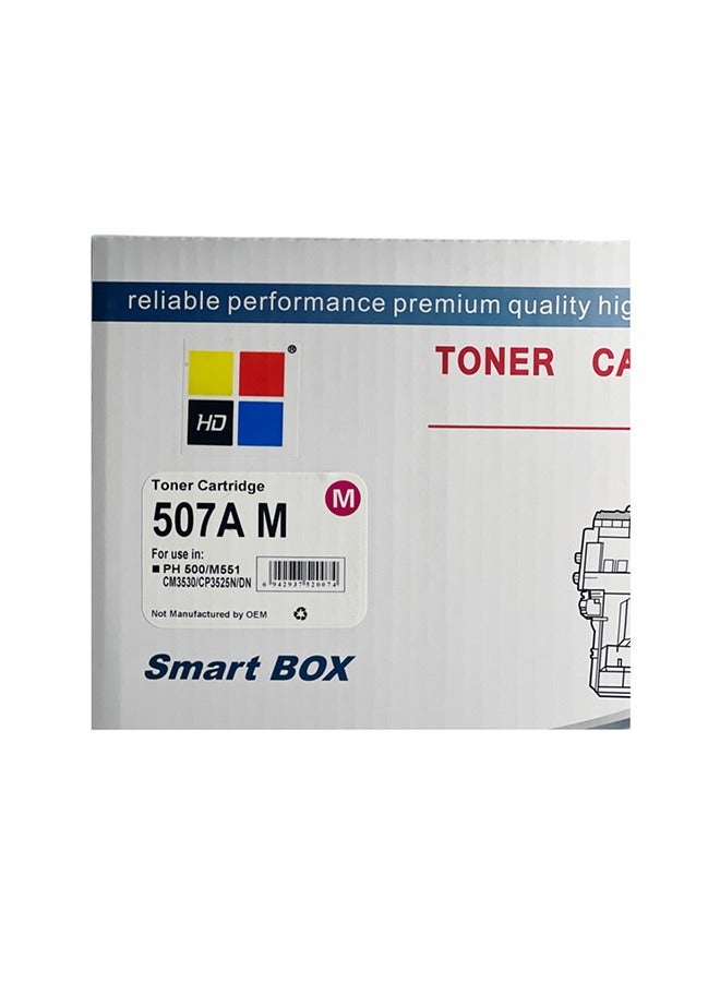 HD TONER HD 507A Magenta Toner Cartridge - Image 1