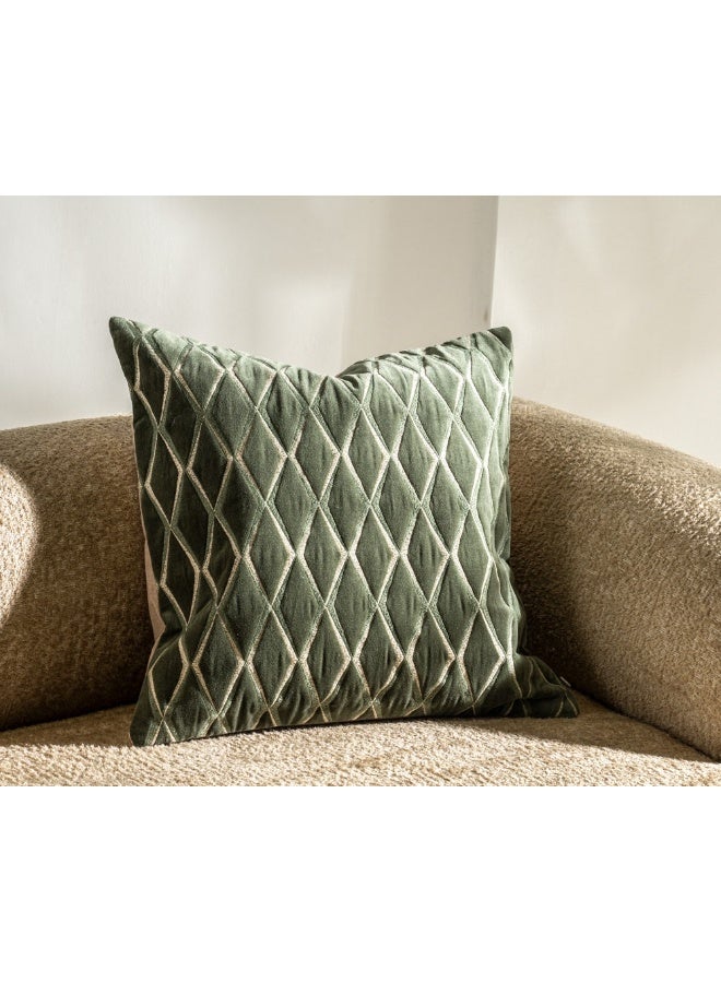 2XL Home Ivo Cushion Cover Green - Image 3